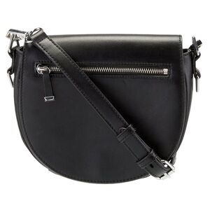 Rebecca Minkoff Astor Saddle Bag Cross Body Black Leather NWT